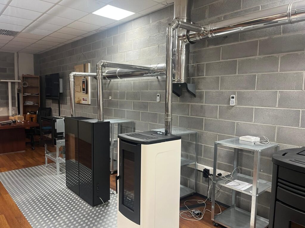 Exposición de estufas de Nórdica Extraflame 2