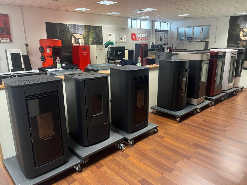 exposición estufas Nórdica Extraflame 2