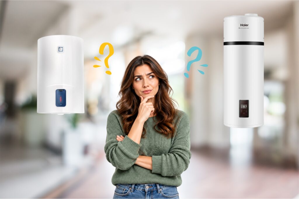 Termo eléctrico o aerotermia ACS